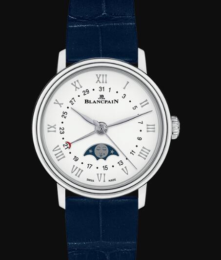 Review Blancpain Villeret Watch Review Quantième Phases de Lune Replica Watch 6106 1127 55A
